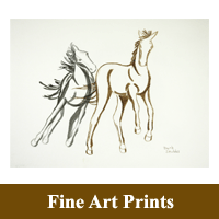 Stand alone Print image of Colts Playing as a hyperlink to the Fine Art Prints information page