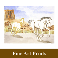 Stand alone Print image of Horses Running on the Range as a hyperlink to the Fine Art Prints information page