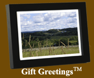 Image of a framed Gift Greetings depicting the Ahh... Country Air print