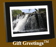 Image of a framed Gift Greetings depicting the My Cup Runneth Over print