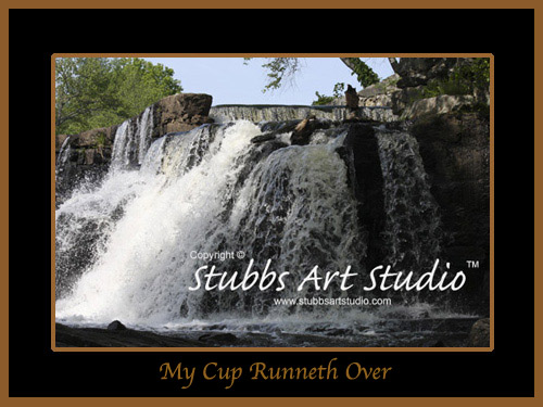 This is the enlarged image of the My Cup Runneth Over Fine Art Print