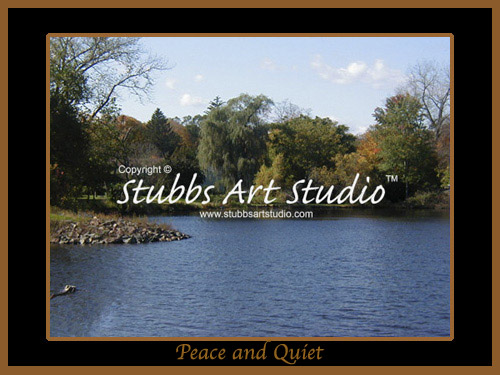 This is the enlarged image of the Peace And Quiet Fine Art Print