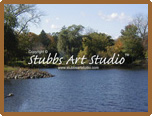 A thumbnail image of a landscape photograph that is avaialble as a Fine Art Print entitled Peace and Quiet. It is a serine, early-fall, park like setting overlooking a pond into a wooded field under blue skies